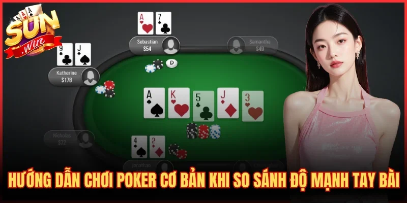 Hướng Dẫn Chơi Poker Cơ Bản - Luật Và Cách Đánh Chuẩn 4 Hướng dẫn chơi Poker cơ bản khi so sánh độ mạnh tay bài