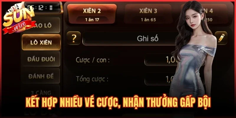 Xổ Số Siêu Tốc Sunwin - Quay Nhanh, Nhận Thưởng Lớn 3 Kết hợp nhiều vé cược, nhận thưởng gấp bội