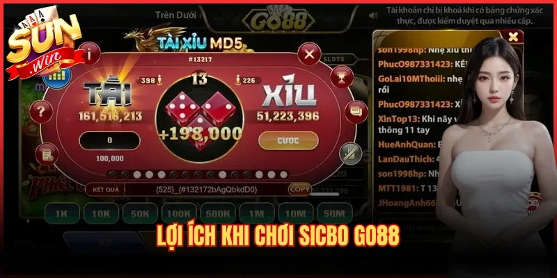 Tài Xỉu Go88 | Lựa Chọn Số 1 Cho Dân Mê Cược Sicbo Online 3 Lợi ích khi chơi Sicbo Go88